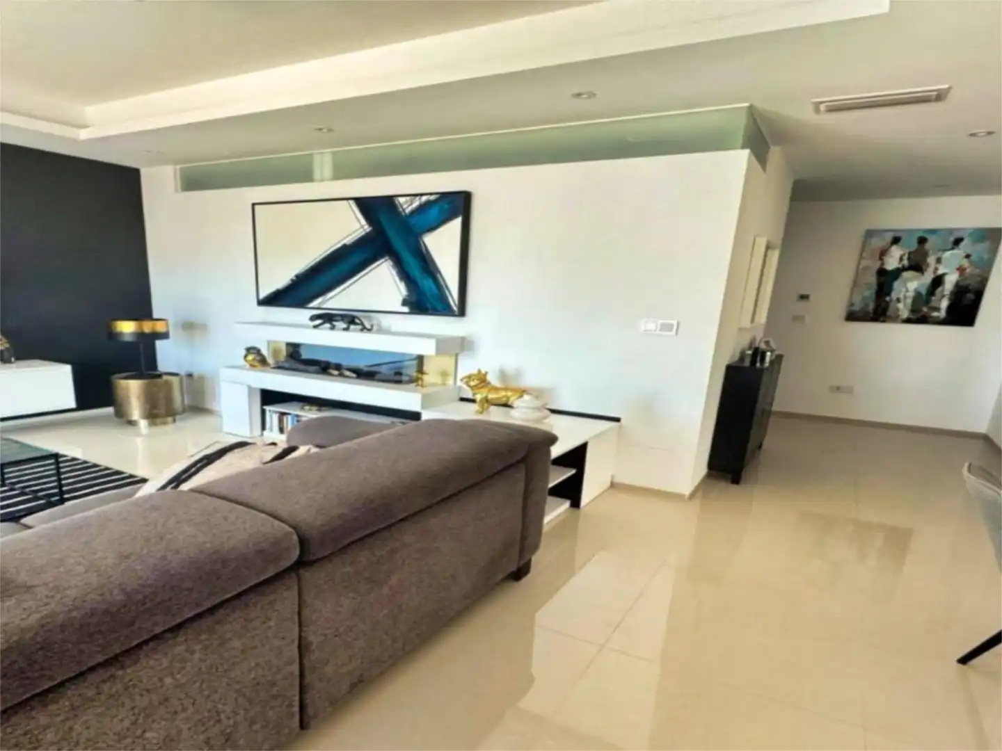 Sala de estar de Piso en venta en Rojales con Aire acondicionado, Calefacción y Jardín privado