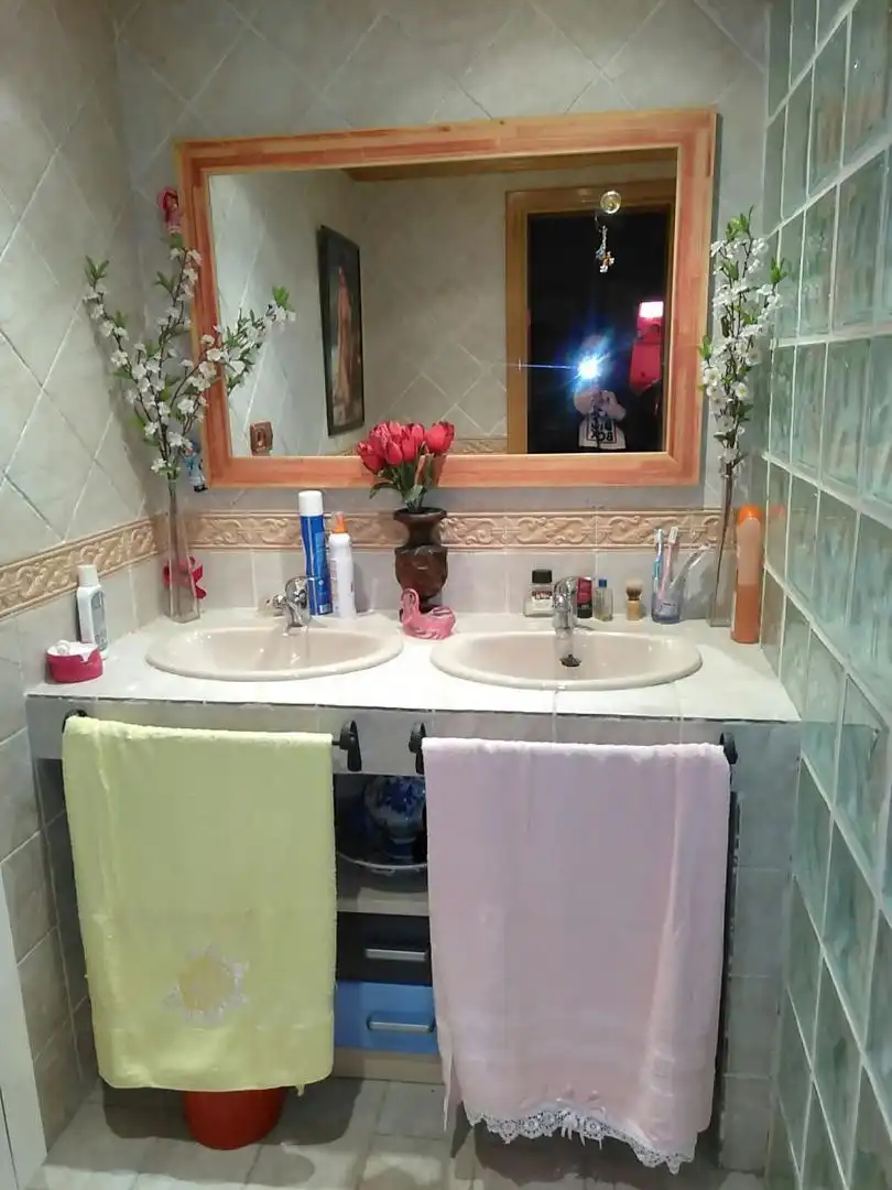 Baño de Casa adosada en venta en Borja con Calefacción, Jardín privado y Terraza