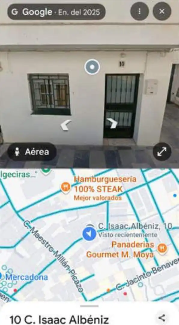 Vista exterior de Casa o xalet en venda en Algeciras amb Terrassa