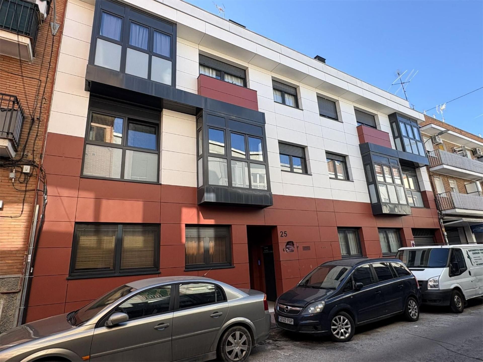 Exterior view of Flat for sale in  Madrid Capital  with Heating, Parquet flooring and Terrace