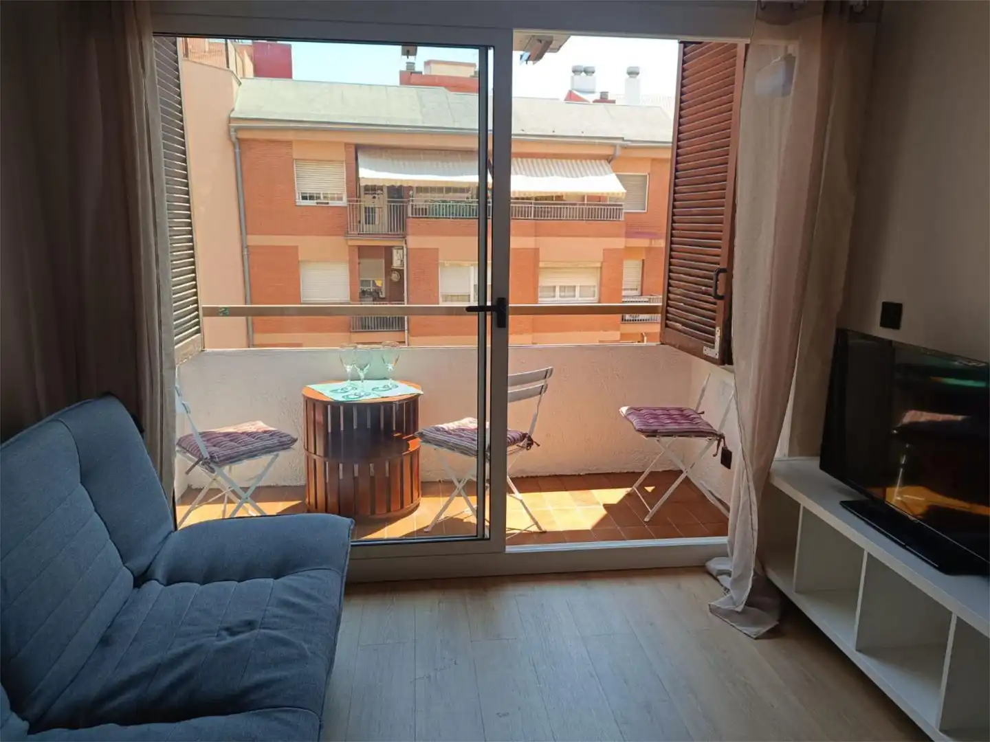 Wohnung zur Miete in Carrer de Pau Alsina, 100, El Camp d'en Grassot i Gràcia Nova Terrasse von Wohnung zur Miete in Barcelona mit Klimaanlage, Heizung und Parkett