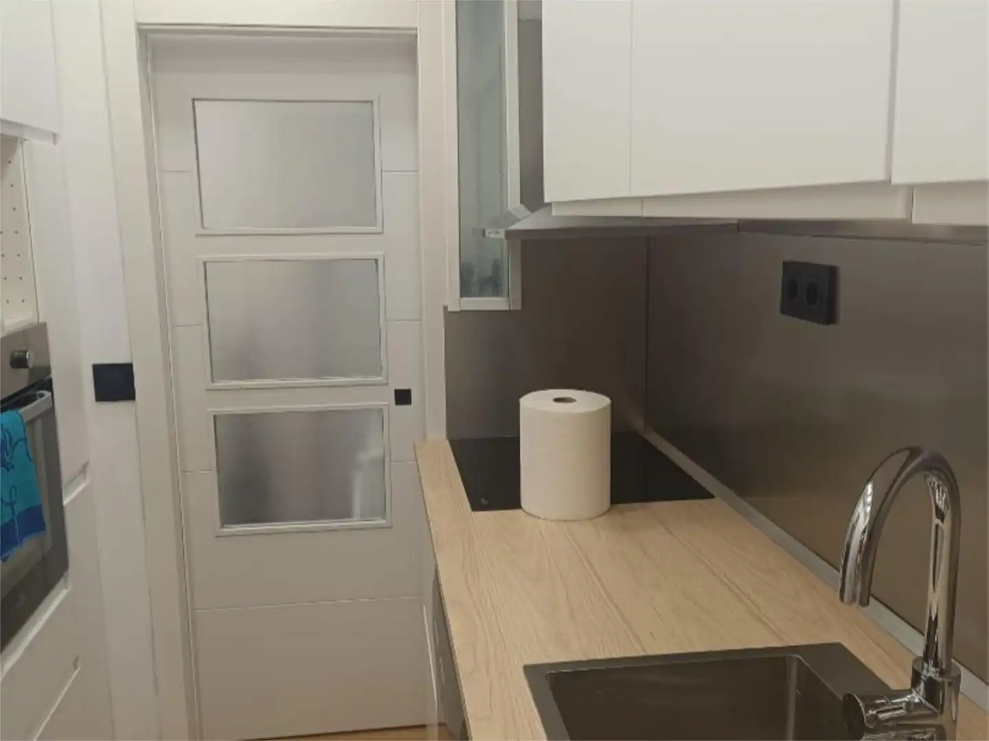 Wohnung zur Miete in Carrer de Pau Alsina, 100, El Camp d'en Grassot i Gràcia Nova Küche von Wohnung zur Miete in Barcelona mit Klimaanlage, Heizung und Parkett