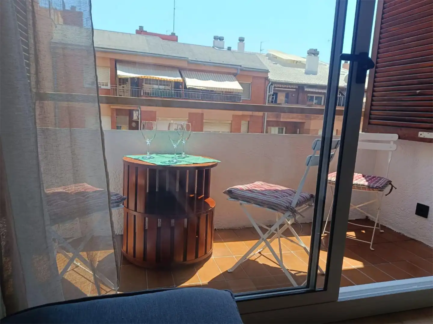 Wohnung zur Miete in Carrer de Pau Alsina, 100, El Camp d'en Grassot i Gràcia Nova Terrasse von Wohnung zur Miete in Barcelona mit Klimaanlage, Heizung und Parkett