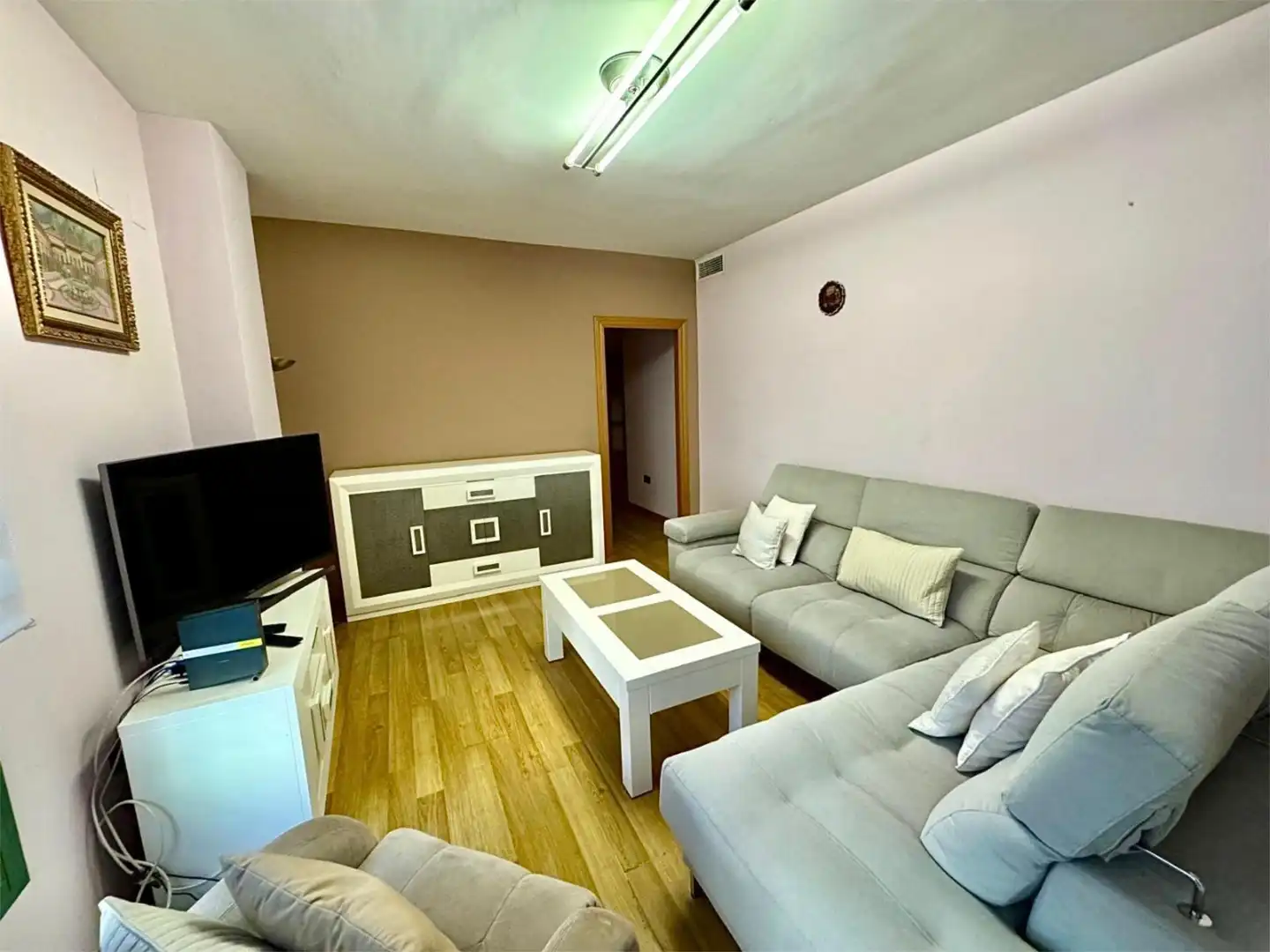 Flat for rent in Plaza de San Lázaro, 13, Plaza de Toros Living room of Flat for rent in Granada with Air Conditioner, Heating and Furnished