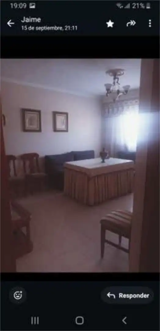 Living room of Flat for sale in Villalba del Alcor  with Terrace and Furnished