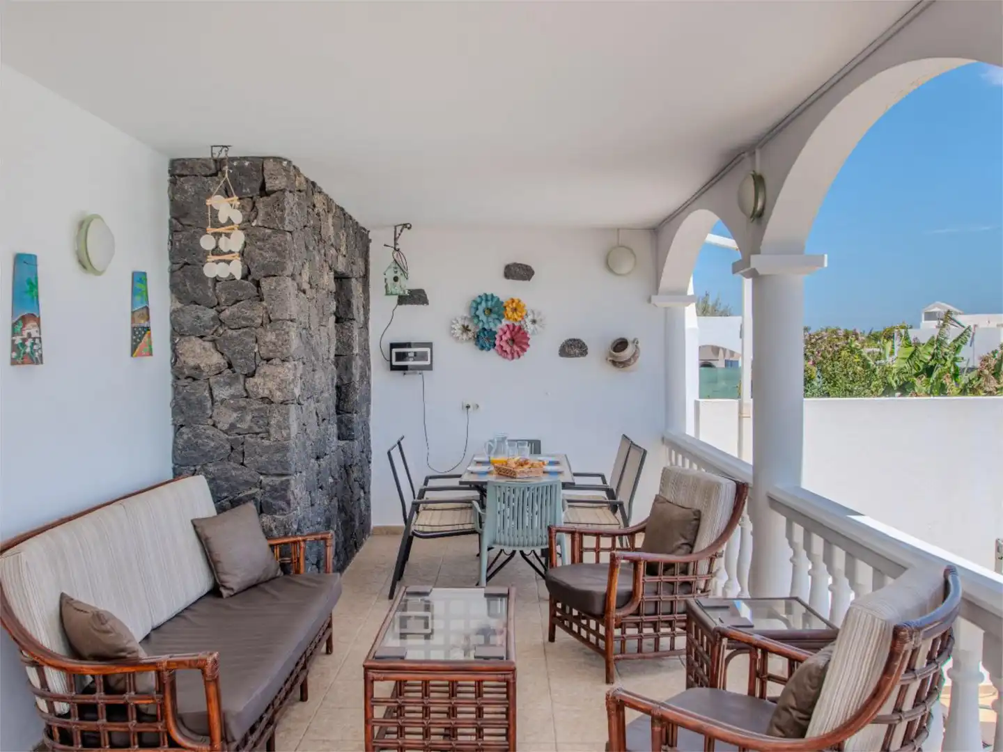 Houses for sale in Calle Fuji, 33, Playa Blanca Terrace of Houses for sale in Yaiza with Air Conditioner, Private garden and Terrace