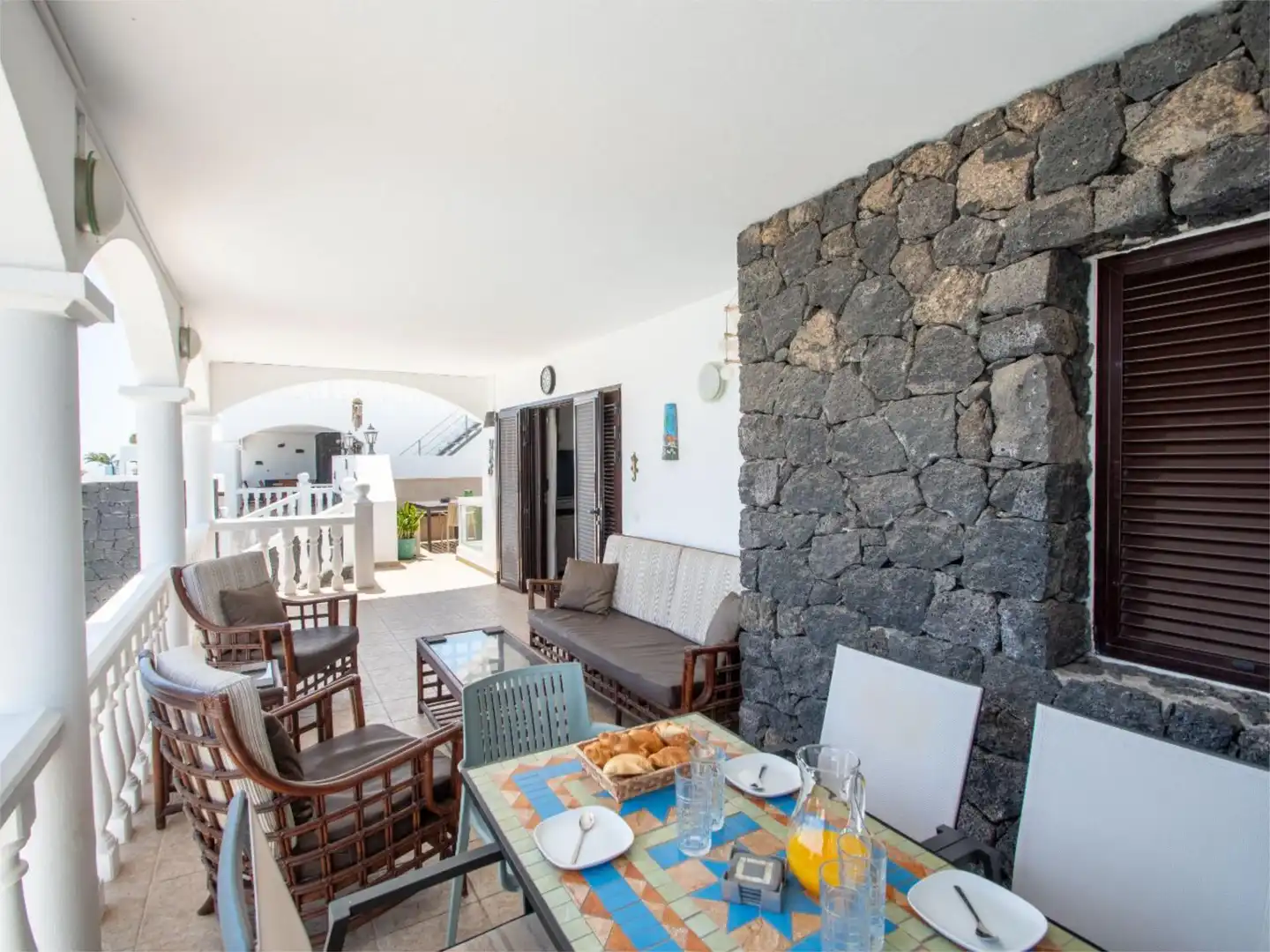 Houses for sale in Calle Fuji, 33, Playa Blanca Terrace of Houses for sale in Yaiza with Air Conditioner, Private garden and Terrace