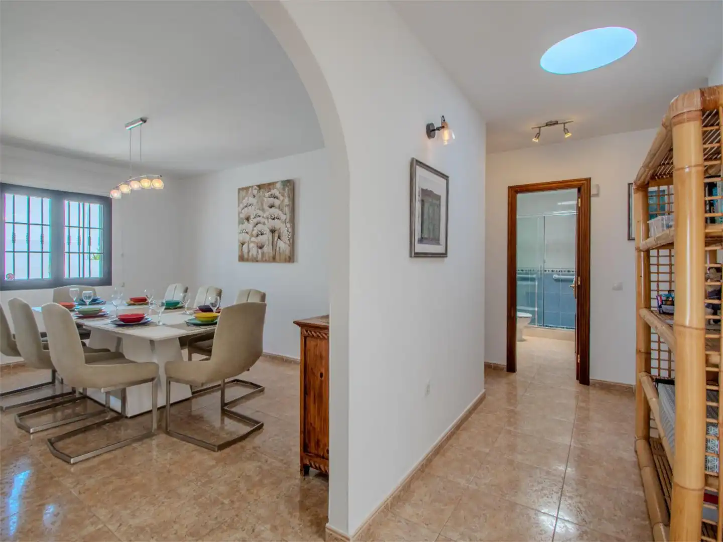 Houses for sale in Calle Fuji, 33, Playa Blanca Dining room of Houses for sale in Yaiza with Air Conditioner, Private garden and Terrace