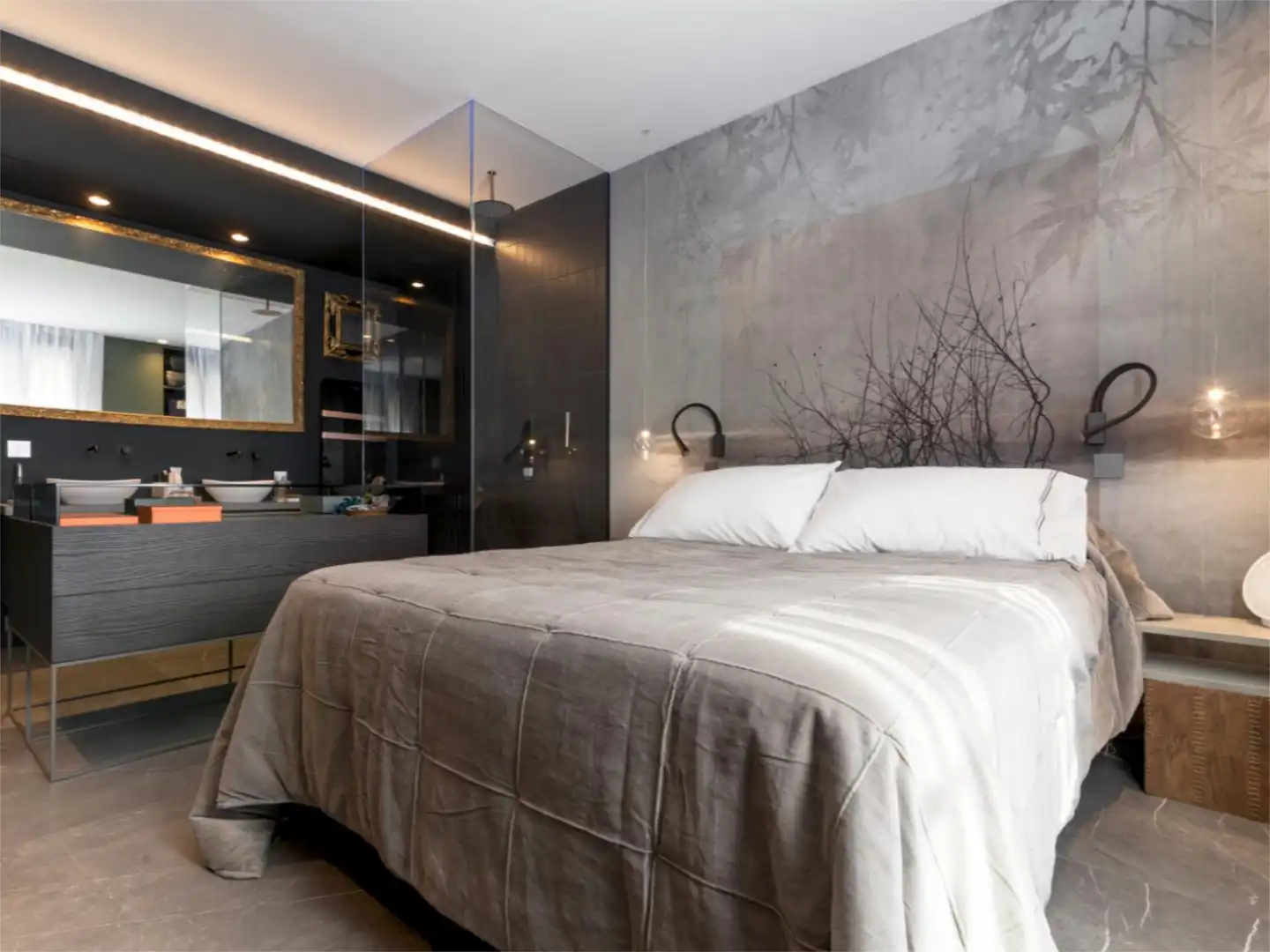 Schlafzimmer von Wohnung zum Verkauf in Madrid mit Klimaanlage, Heizung und Privatgarten