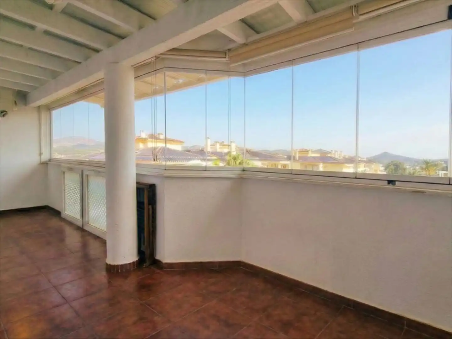 Flat for sale in Calle Mercedes Formica, 4, Cortijo de Maza - Finca Monsalvez - El Olivar Terrace of Flat for sale in Málaga with Air Conditioner, Terrace and Storage room
