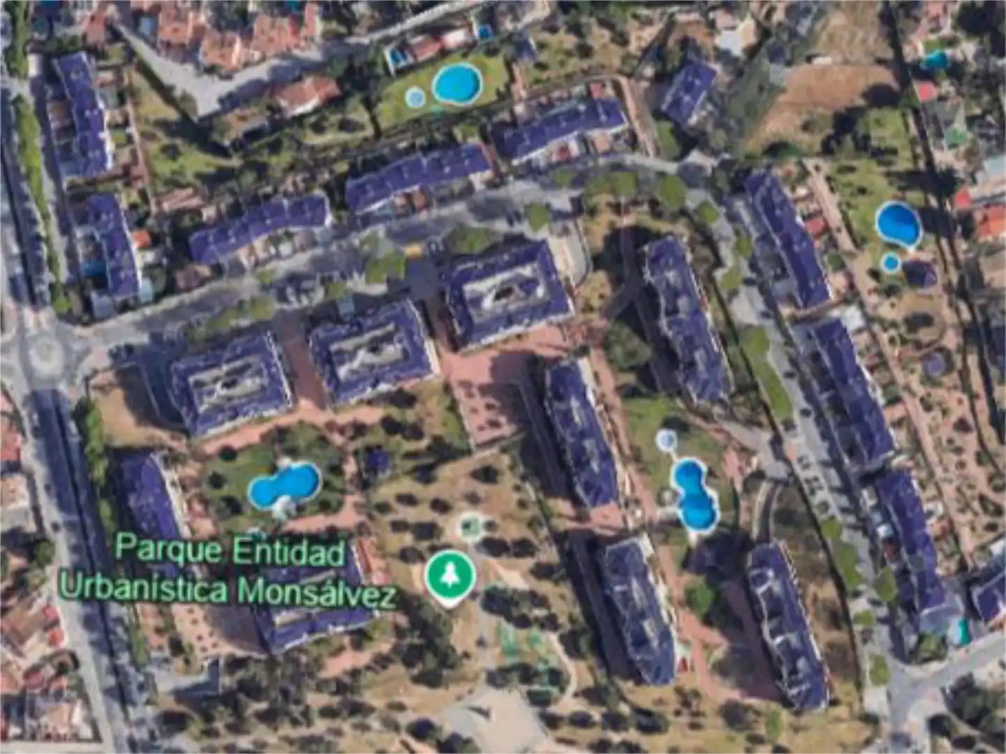 Flat for sale in Calle Mercedes Formica, 4, Cortijo de Maza - Finca Monsalvez - El Olivar Exterior view of Flat for sale in Málaga with Air Conditioner, Terrace and Storage room