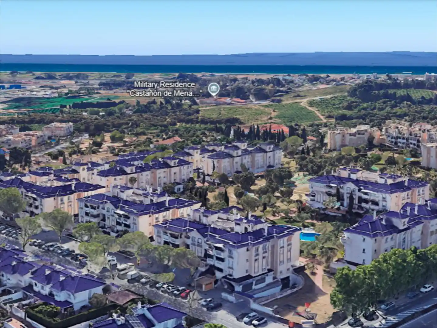 Flat for sale in Calle Mercedes Formica, 4, Cortijo de Maza - Finca Monsalvez - El Olivar Exterior view of Flat for sale in Málaga with Air Conditioner, Terrace and Storage room