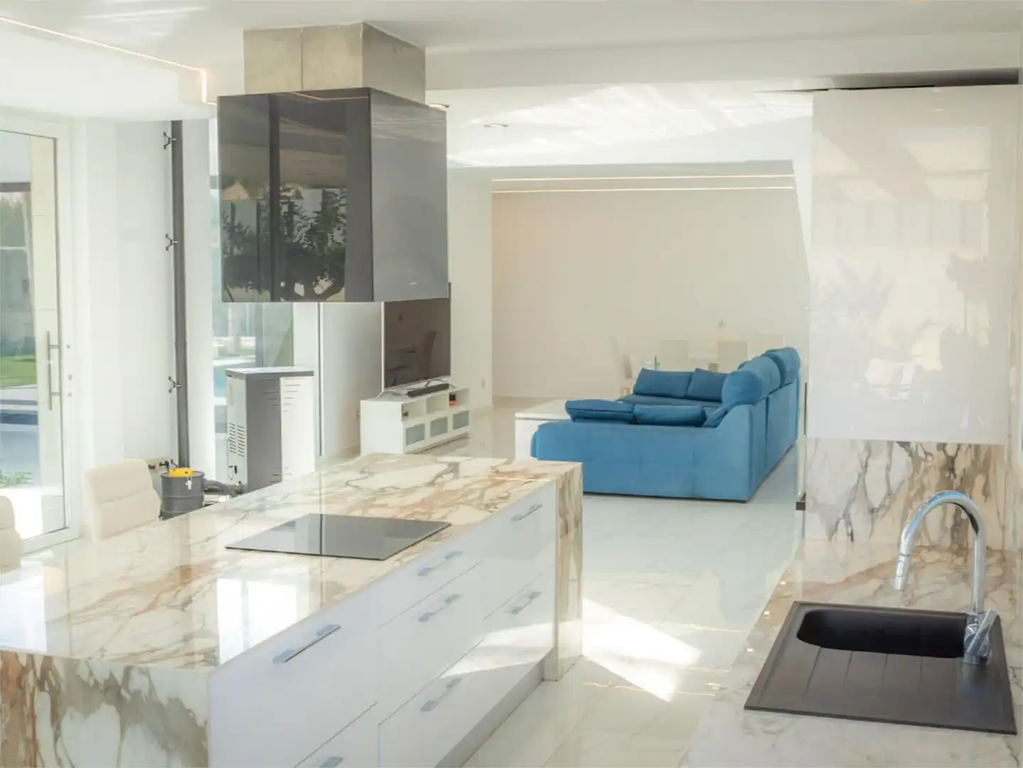 Sala de estar de Piso en venta en Molina de Segura con Aire acondicionado, Calefacción y Jardín privado