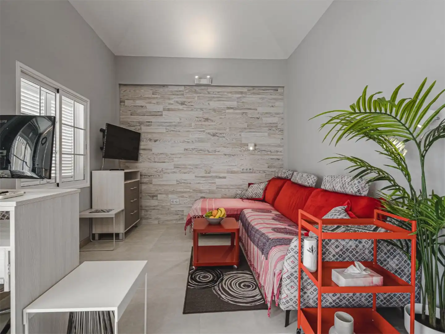 Wohnung zum Verkauf in Urbanizacion Playa Fañabe, 9, Playa de Fañabé Wohnzimmer von Wohnung zum Verkauf in Adeje mit Klimaanlage, Heizung und Terrasse