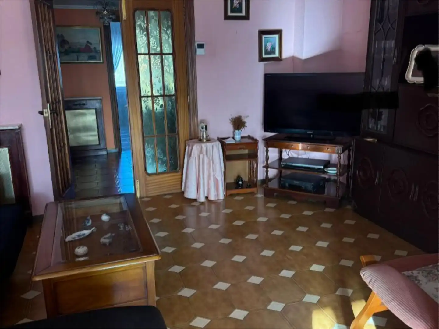 Piso en venta en Calle Ramón y Cajal, 22, La Robla Sala de estar de Piso en venta en La Robla con Calefacción, Terraza y Trastero