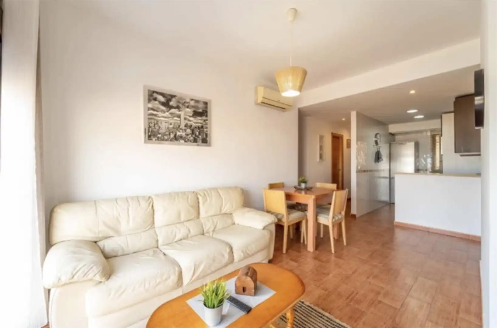 Wohnzimmer von Wohnung zum Verkauf in Mijas mit Klimaanlage und Balkon