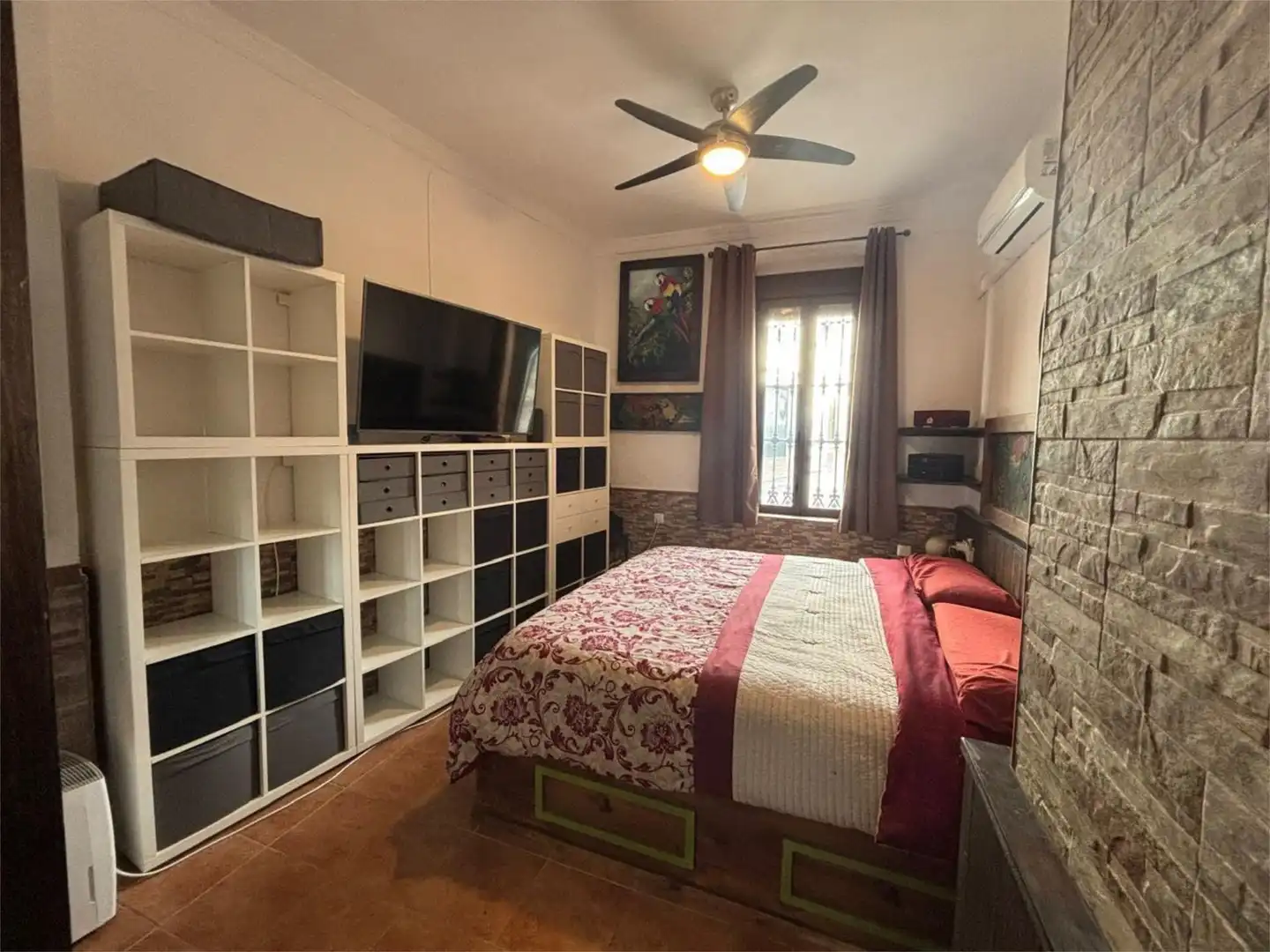 Schlafzimmer von Wohnung zum Verkauf in Carrión de los Céspedes mit Klimaanlage, Heizung und Privatgarten