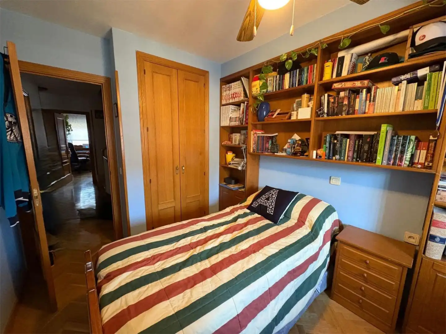 Casa adosada en venda a Getafe Norte Dormitori de Casa adosada en venda en Getafe amb Aire condicionat, Calefacció i Jardí privat