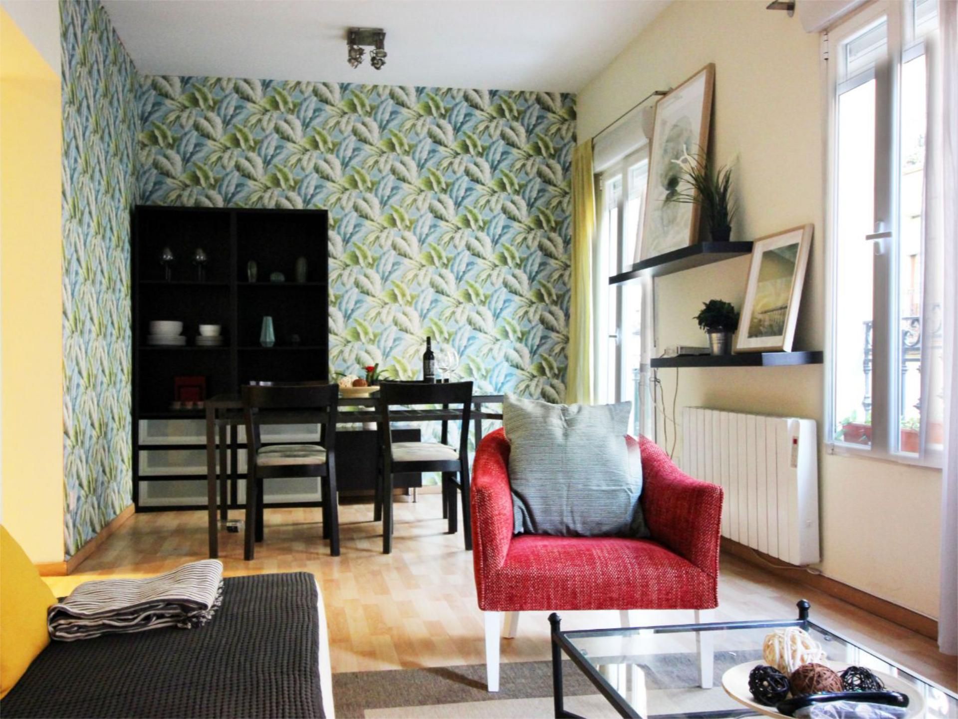 Living room of Flat for sale in  Madrid Capital  with Air Conditioner, Heating and Storage room