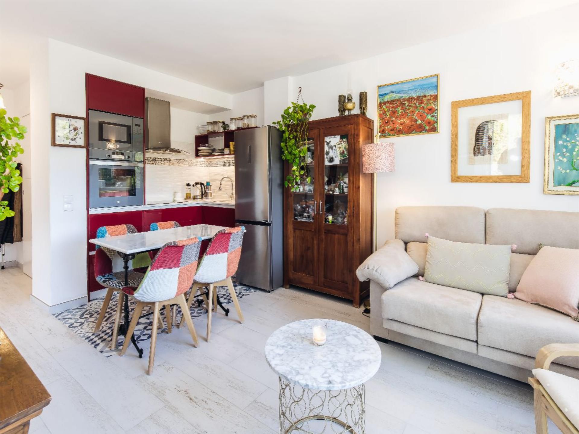 Living room of Flat for sale in Sant Josep de sa Talaia  with Air Conditioner, Terrace and Swimming Pool