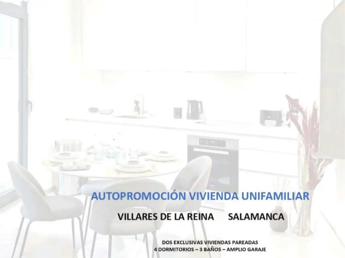 Cocina de Piso en venta en Villares de la Reina con Calefacción, Jardín privado y Terraza