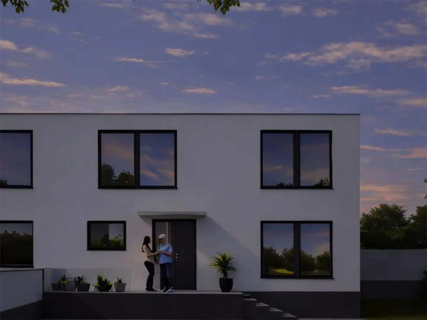 Vista exterior de Piso en venta en Villares de la Reina con Calefacción, Jardín privado y Terraza