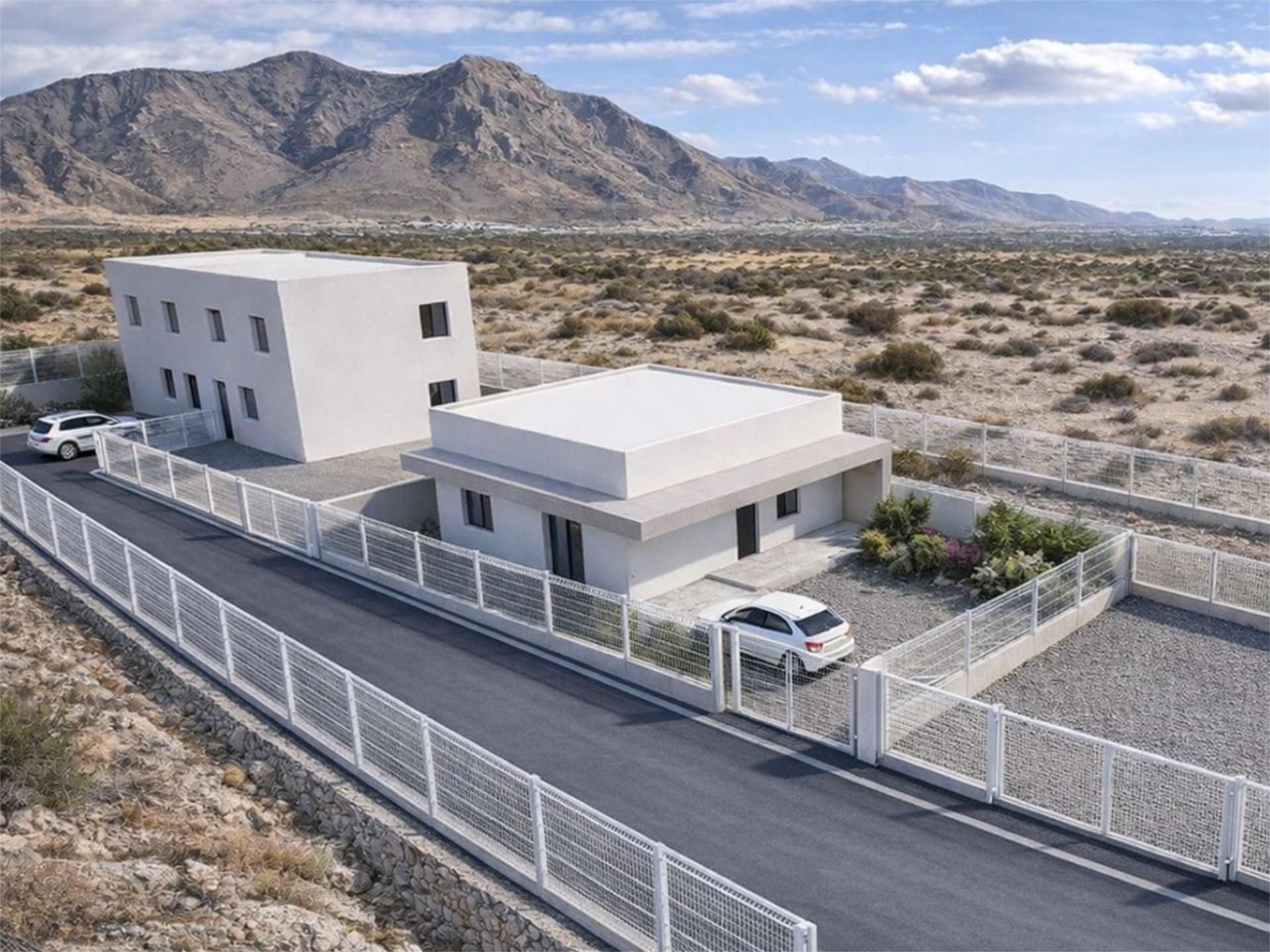 Exterior view of Single-family semi-detached for sale in Vera