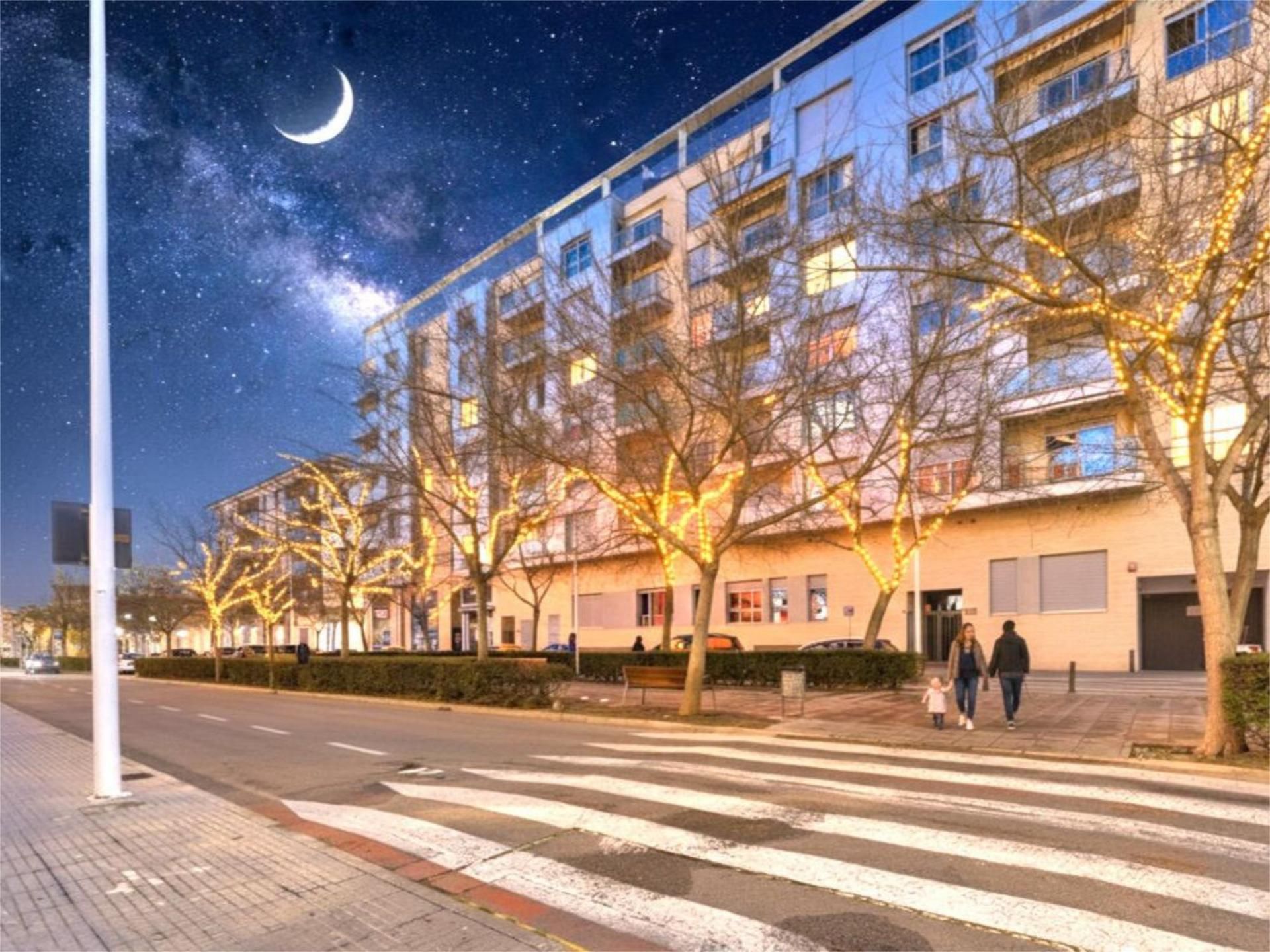 Exterior view of Flat for sale in Gandia  with Air Conditioner and Swimming Pool