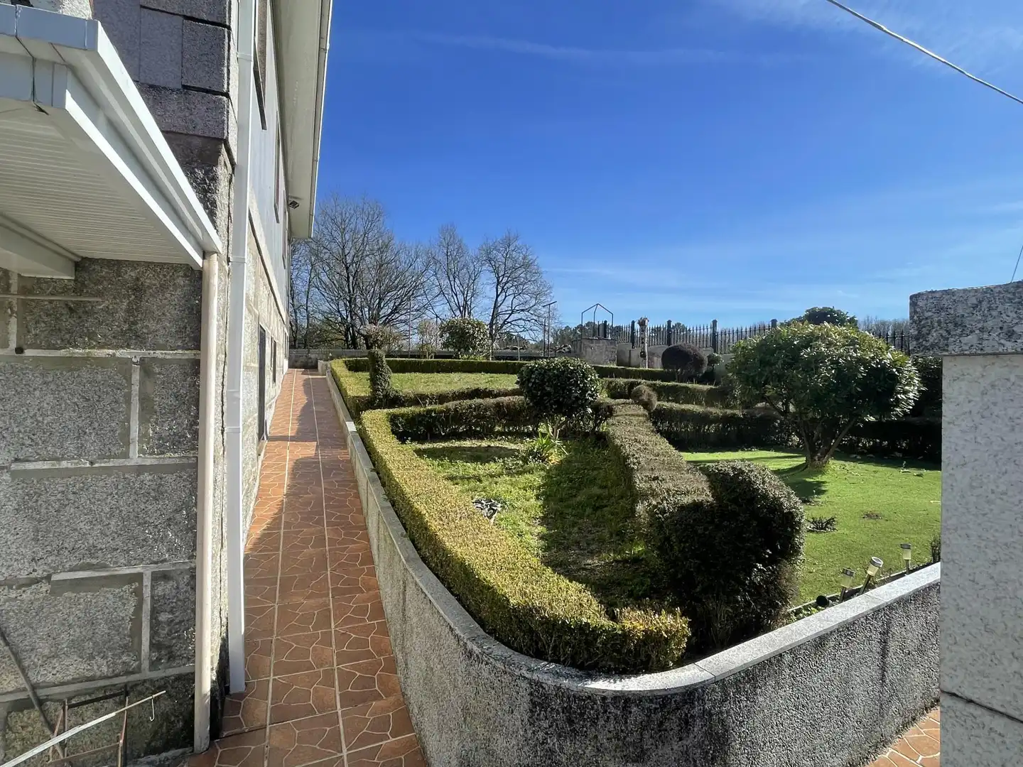 Jardí de Casa o xalet en venda en San Amaro amb Calefacció, Jardí privat i Terrassa