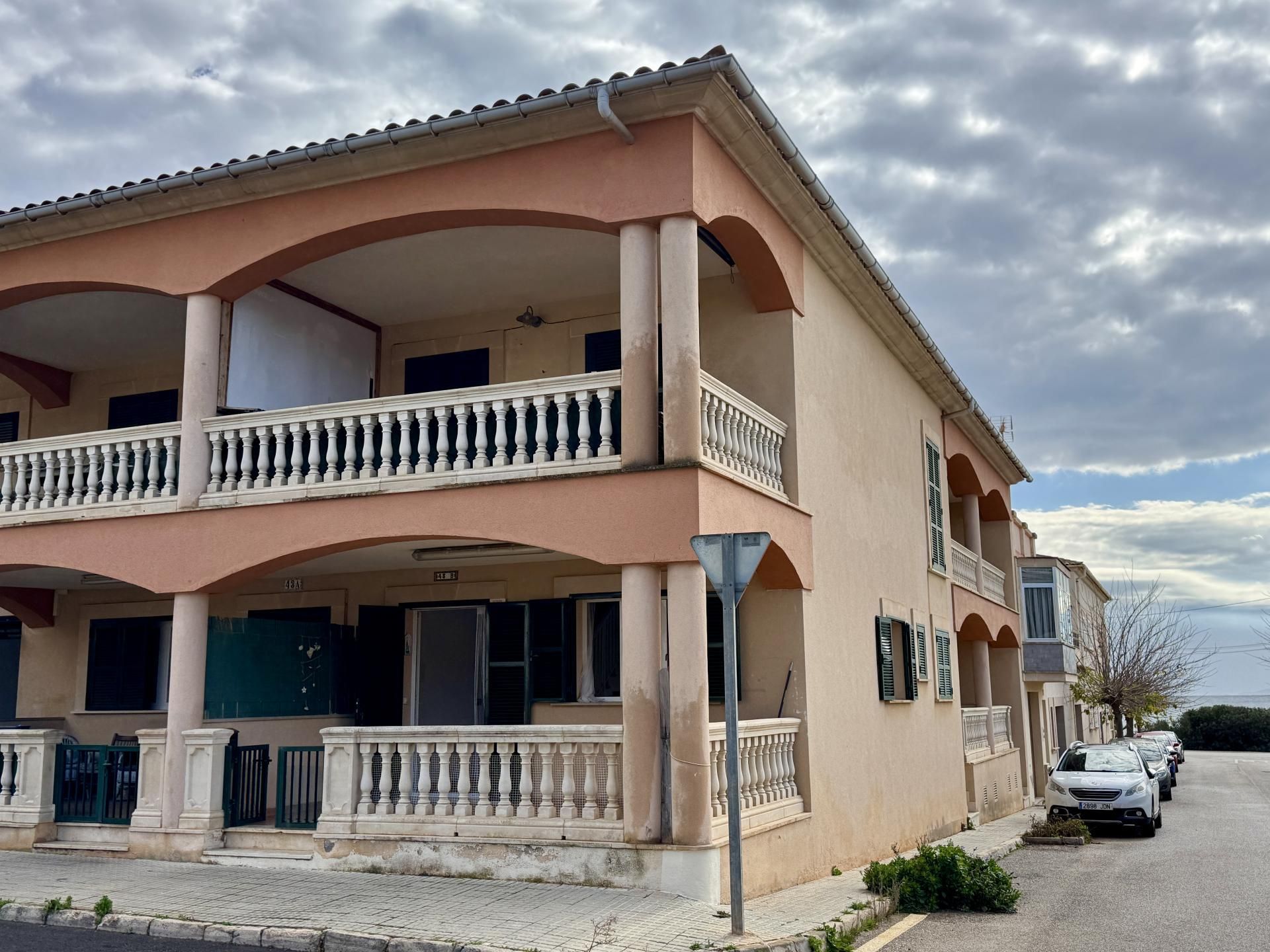 Exterior view of Single-family semi-detached for sale in Llucmajor  with Air Conditioner, Terrace and Storage room