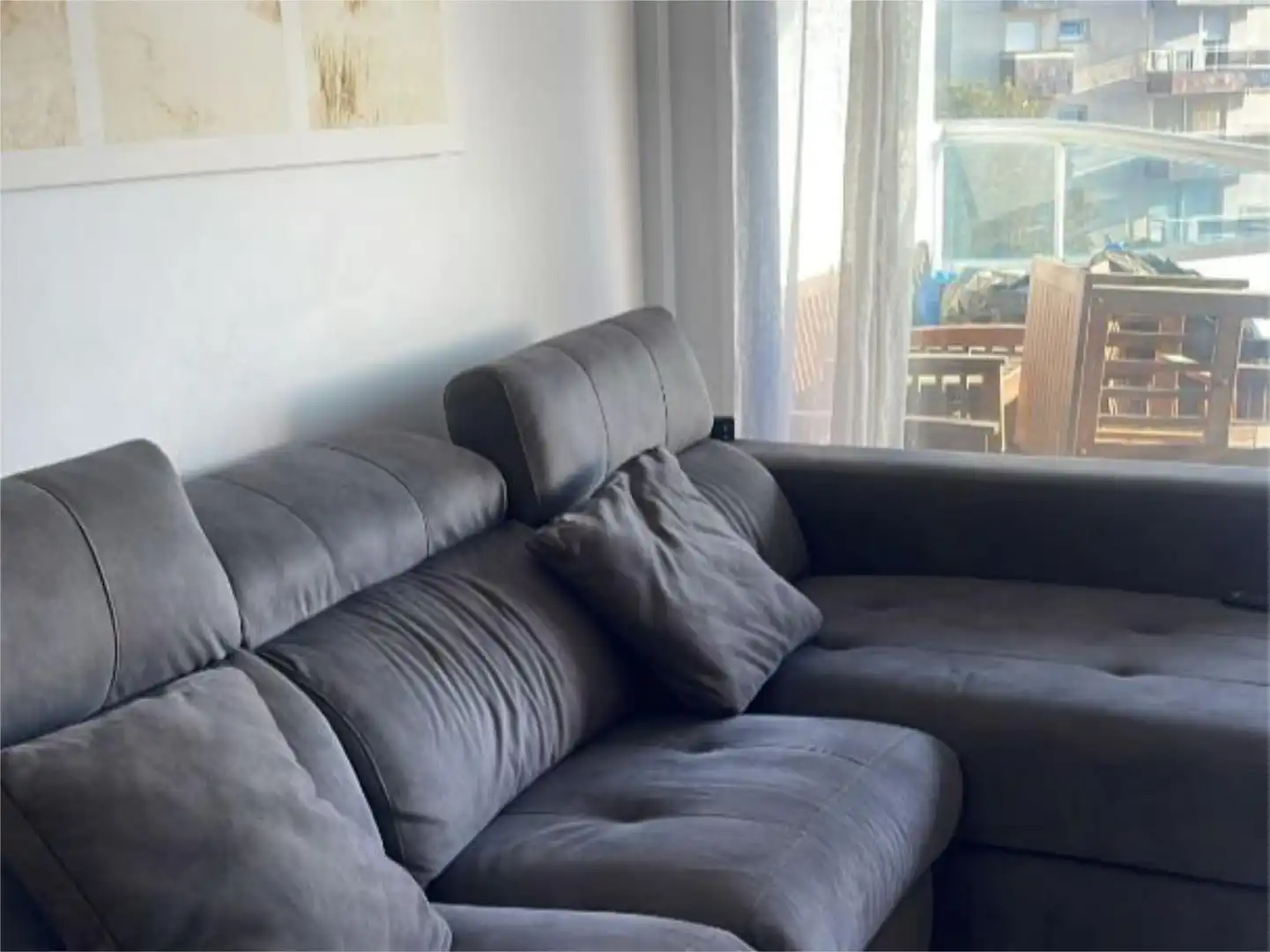 Piso de alquiler en Carrer de Brussel·les, 51, Mar i Camp - Platja dels Capellans Sala de estar de Piso de alquiler en Salou con Aire acondicionado, Calefacción y Terraza