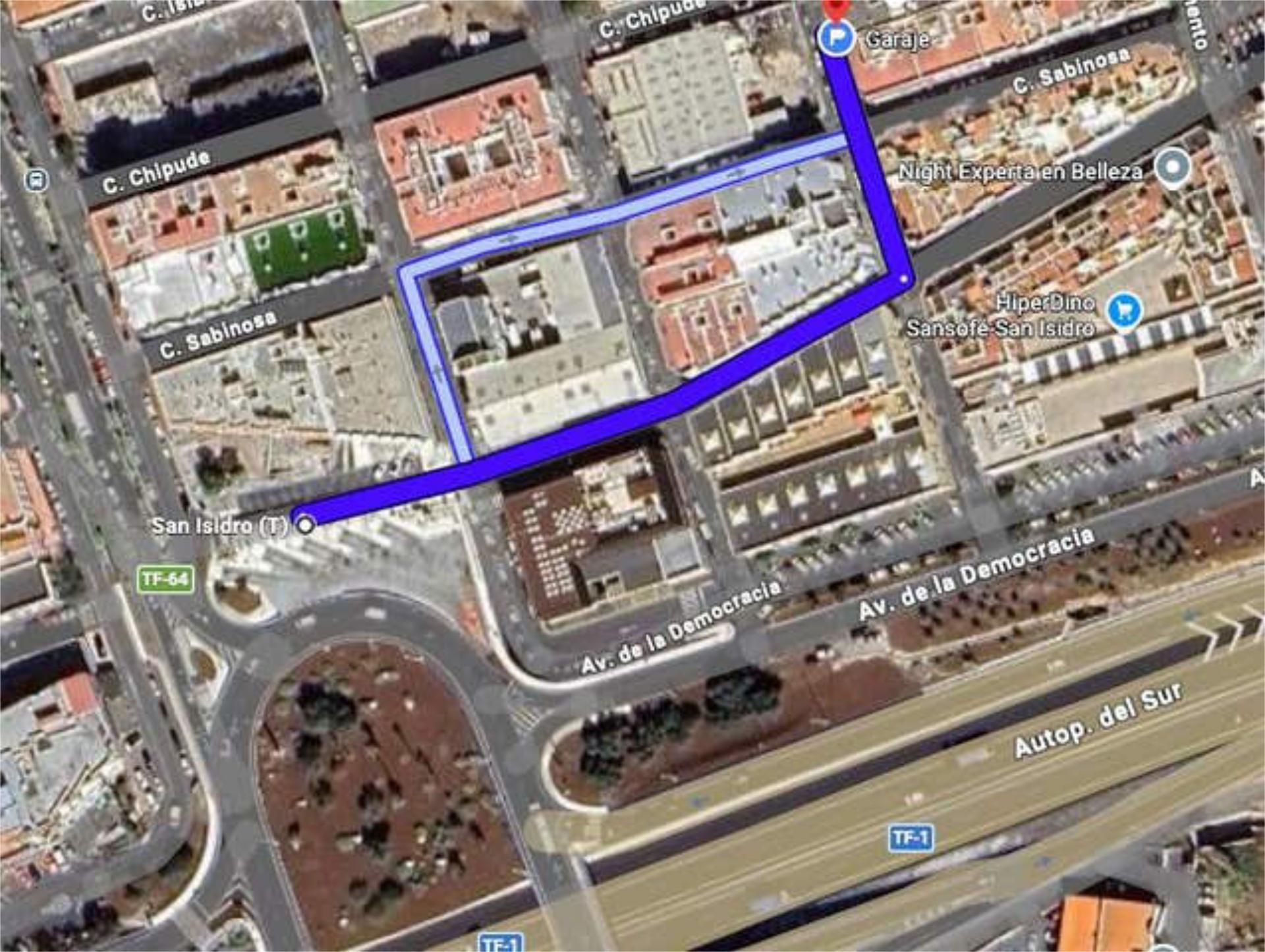 Außenansicht von Garage zur Miete in Granadilla de Abona