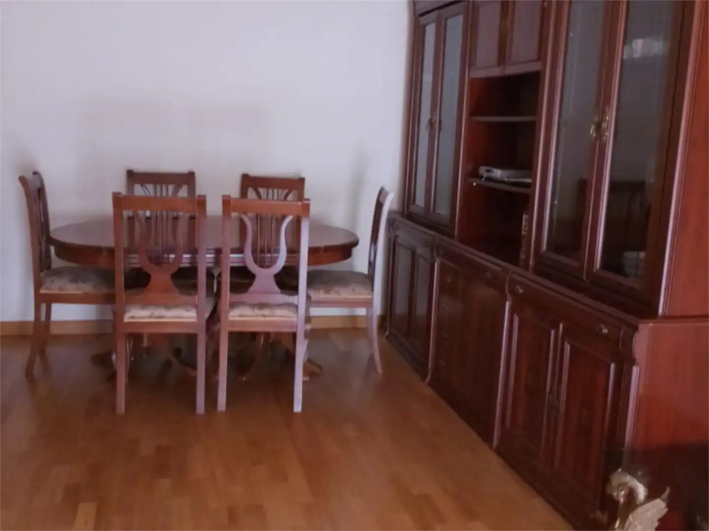 Dining room of Flat for rent in Ávila  with Heating, Private garden and Parquet flooring