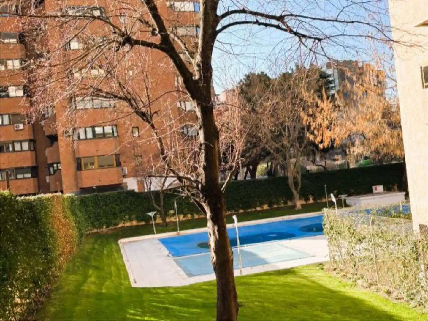 Flat for sale in Calle de Pedro Rico, 13, La Paz Swimming pool of Flat for sale in Madrid with Air Conditioner, Heating and Private garden