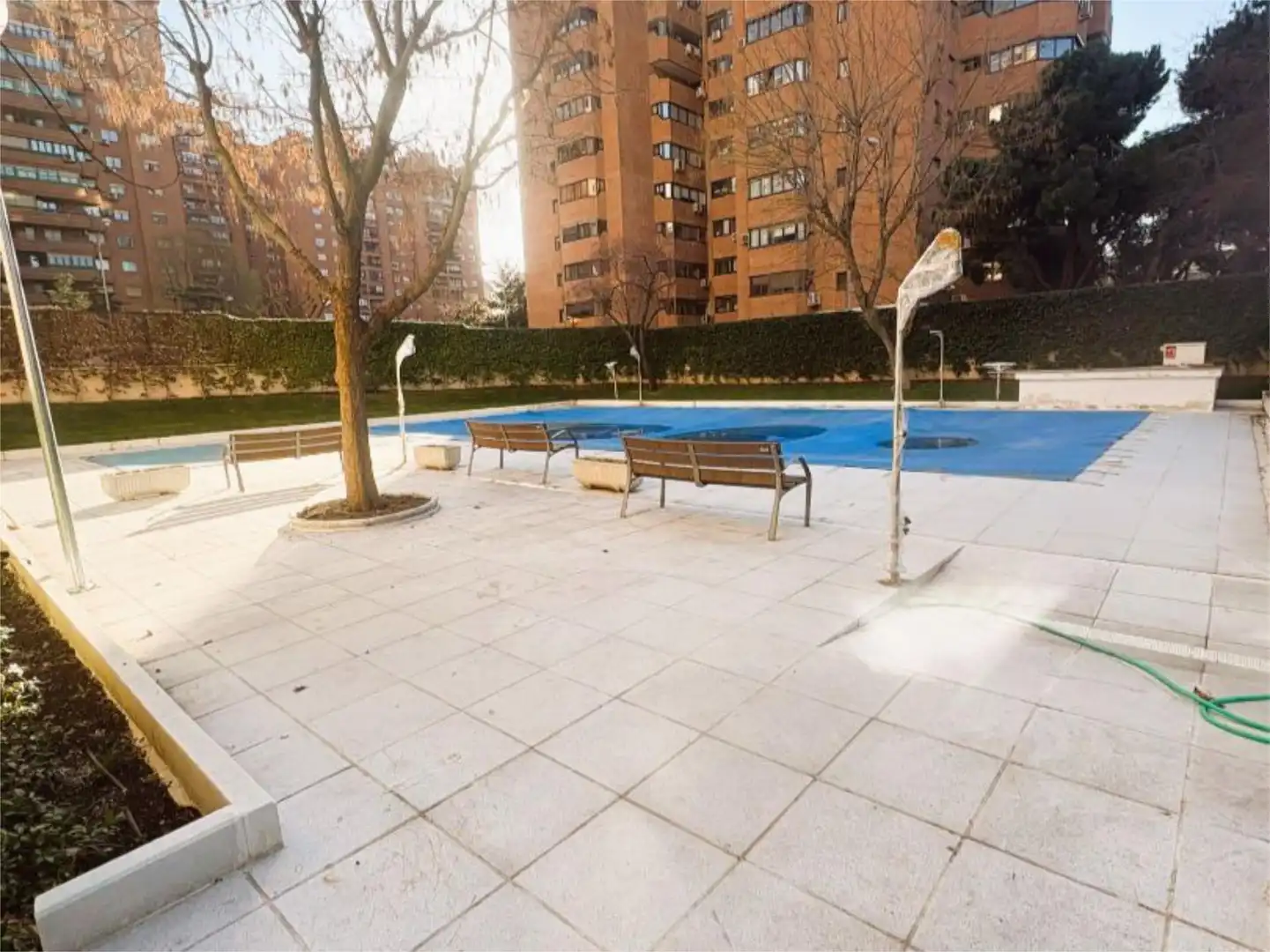 Flat for sale in Calle de Pedro Rico, 13, La Paz Swimming pool of Flat for sale in Madrid with Air Conditioner, Heating and Private garden