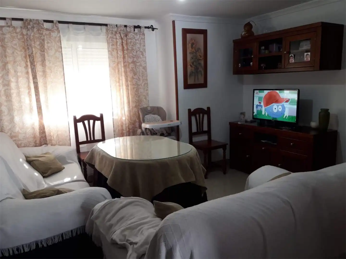 Wohnzimmer von Wohnung zum Verkauf in Lora del Río mit Klimaanlage