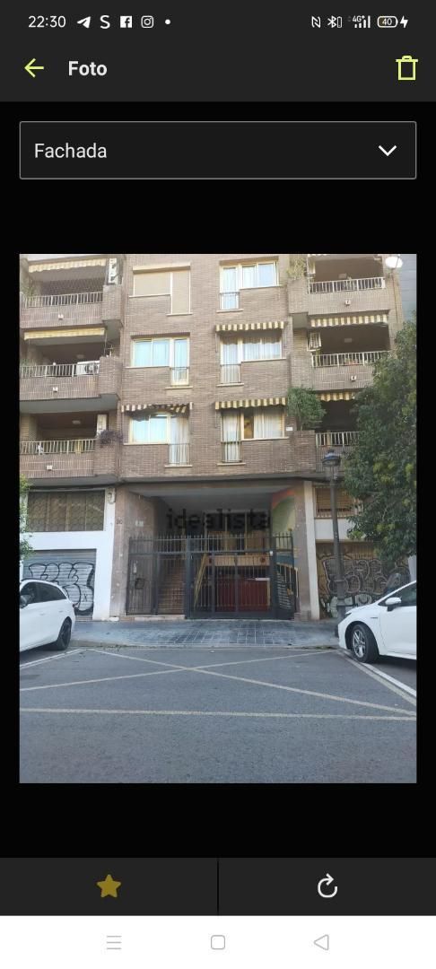 Vista exterior de Garaje de alquiler en  Valencia Capital