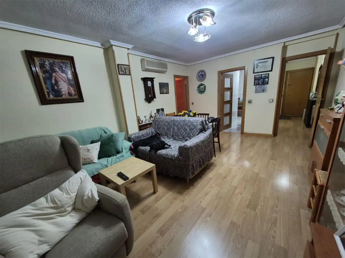 Wohnung zum Verkauf in Calle San Martín de la Vega, 23, Estación Wohnzimmer von Wohnung zum Verkauf in Valdemoro mit Klimaanlage und Terrasse