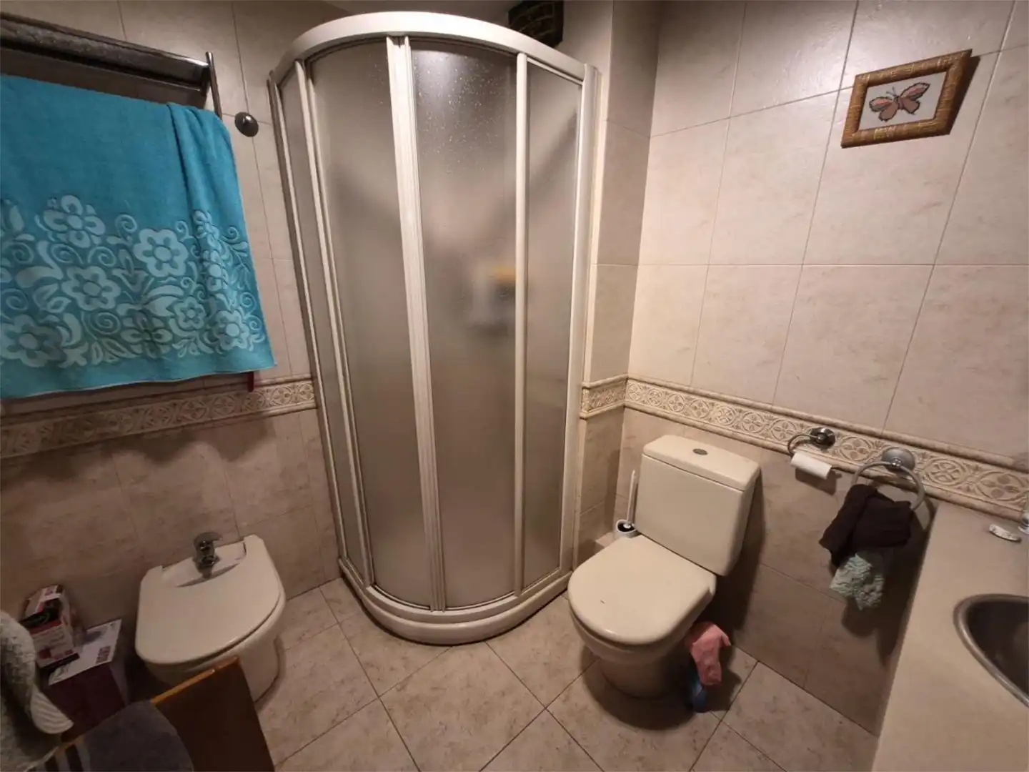 Wohnung zum Verkauf in Calle San Martín de la Vega, 23, Estación Badezimmer von Wohnung zum Verkauf in Valdemoro mit Klimaanlage und Terrasse