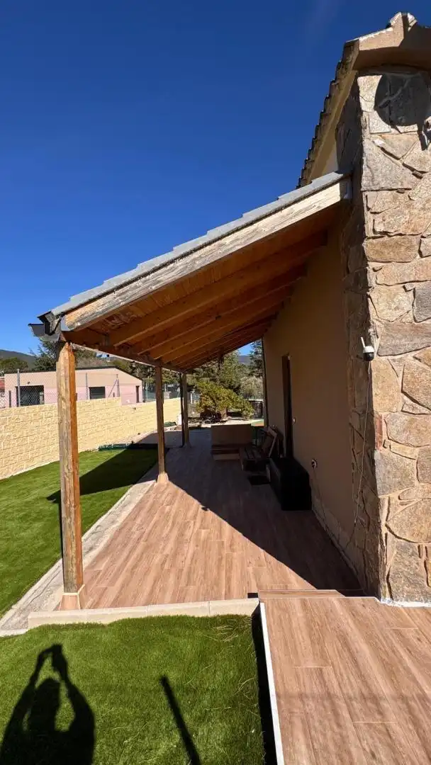 Houses for sale in Calle la Jara, 19, Villavieja del Lozoya Terrace of Houses for sale in Villavieja del Lozoya with Air Conditioner, Heating and Private garden