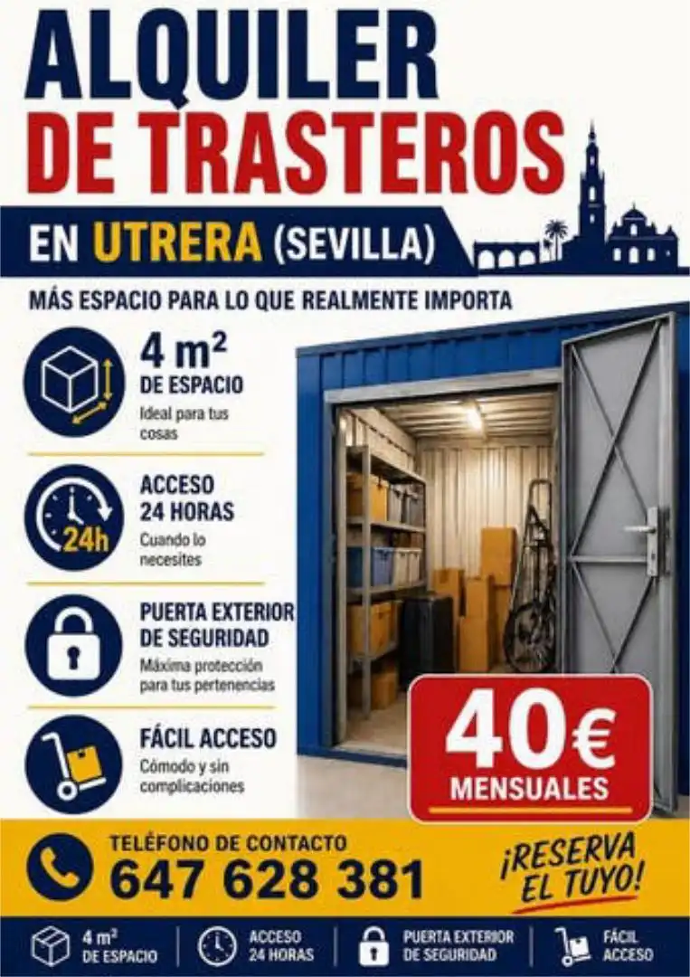 Trastero de alquiler en Utrera