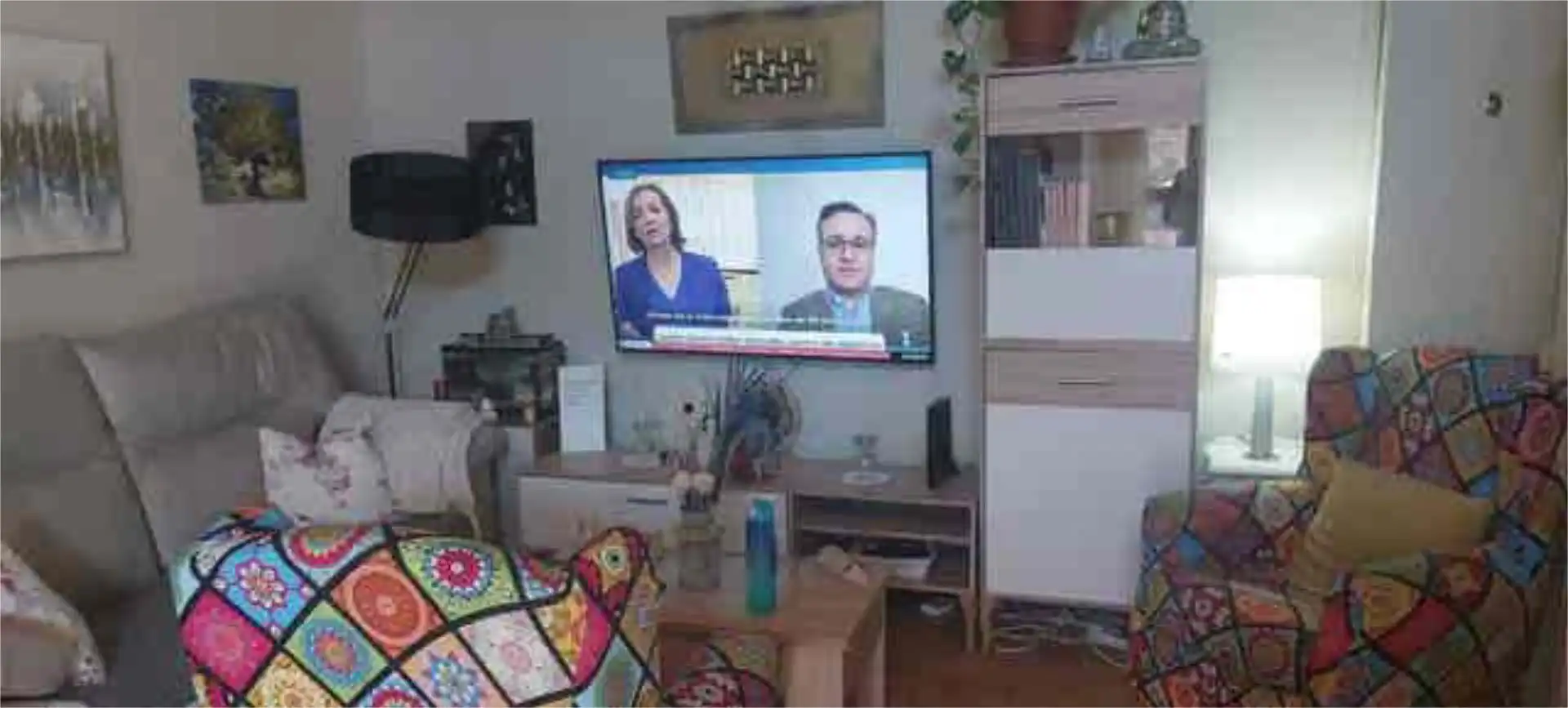 Sala de estar de Casa o chalet en venta en Villamesías
