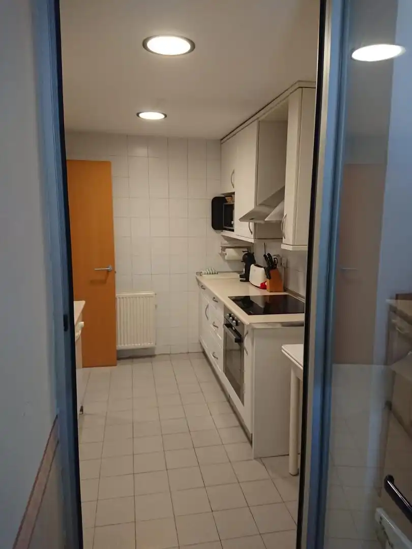 Kitchen of Flat for sale in  Madrid Capital  with Air Conditioner