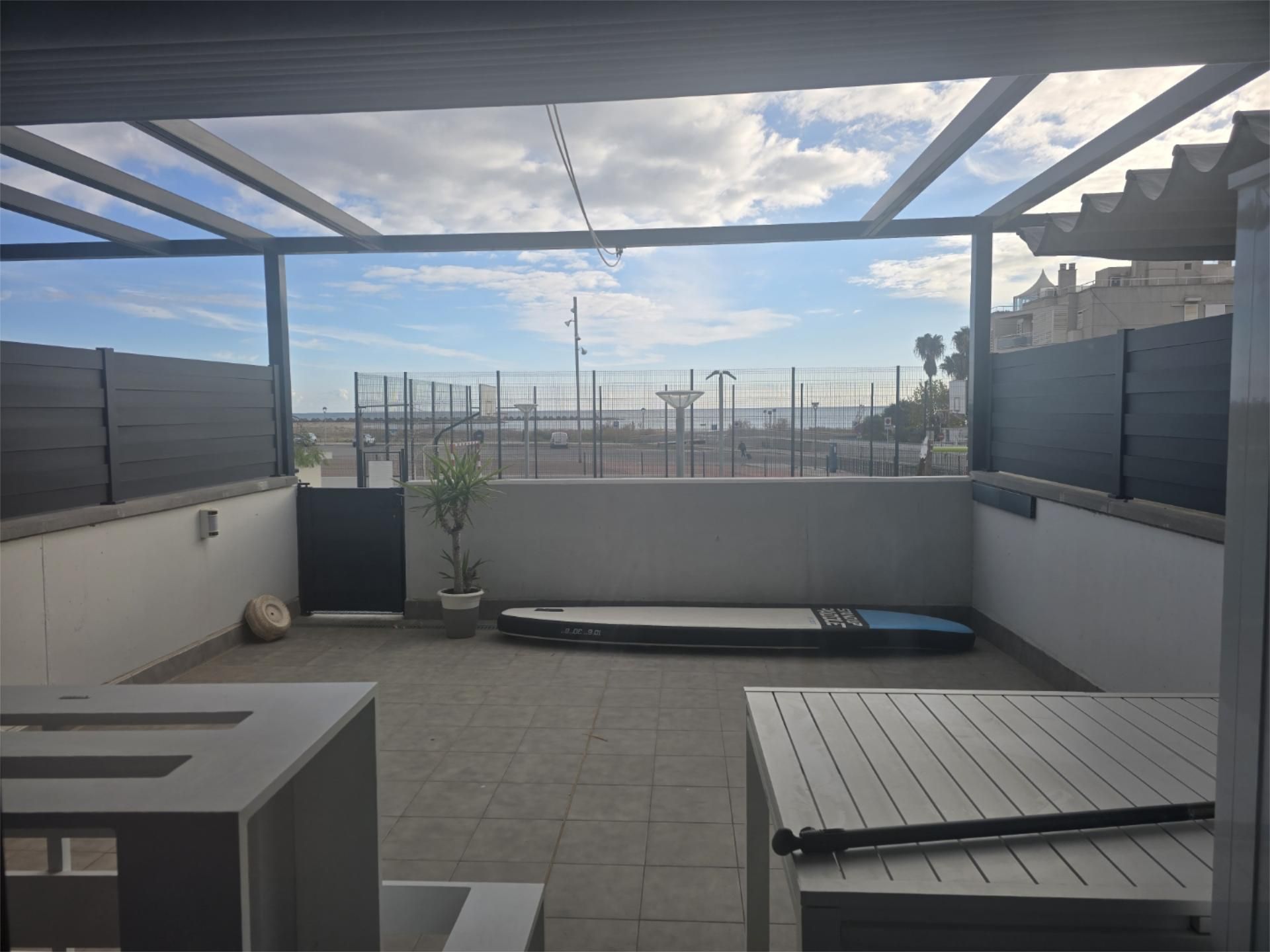 Terrace of Flat for rent in Cubelles  with Air Conditioner, Heating and Terrace