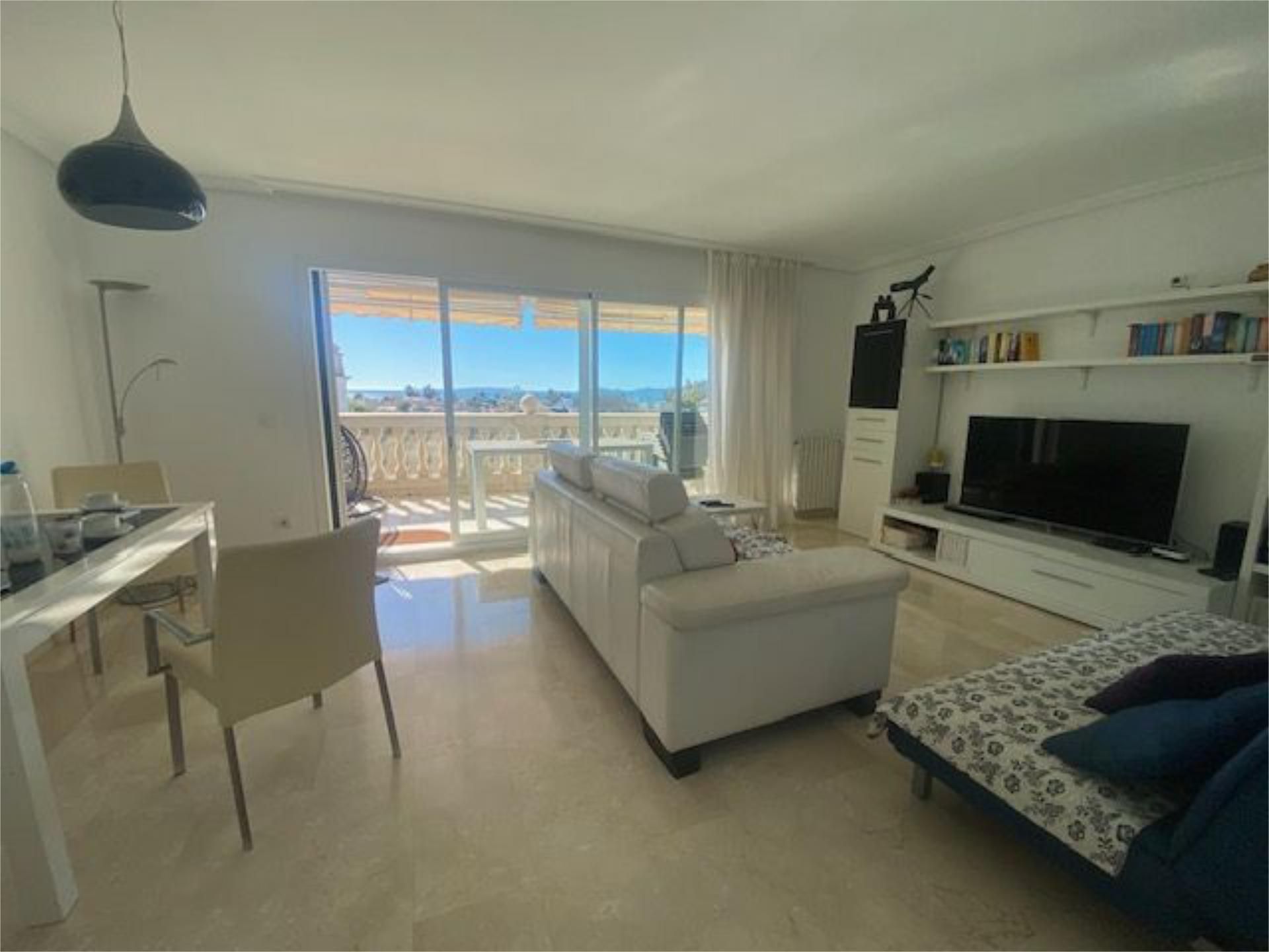 Wohnzimmer von Wohnung zum Verkauf in  Palma de Mallorca mit Klimaanlage, Terrasse und Balkon