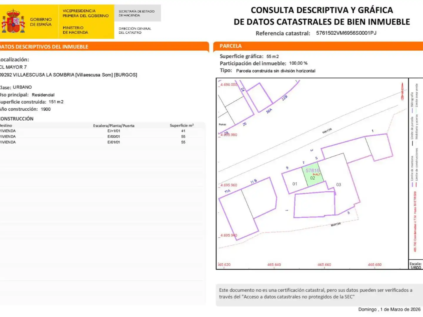 Casa adosada en venda a Calle Mayor, 7, Villaescusa la Sombría Casa adosada en venda en Villaescusa la Sombría