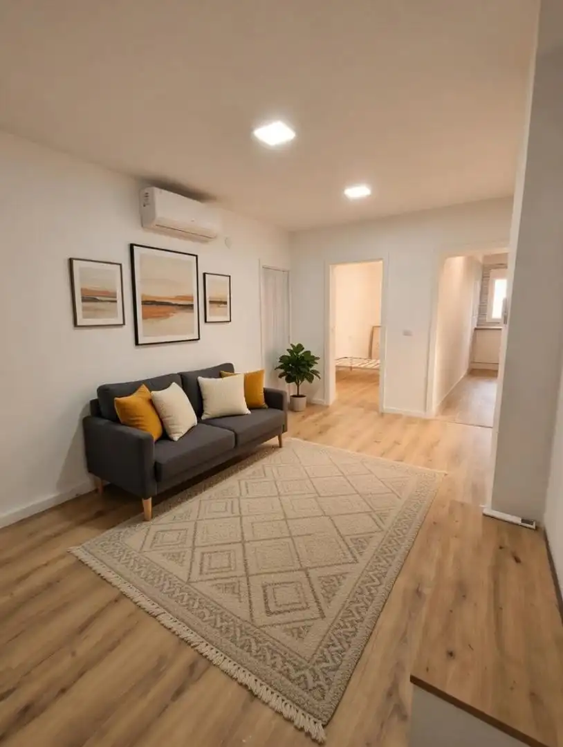 Sala de estar de Piso en venta en Ibi con Aire acondicionado, Calefacción y Parquet