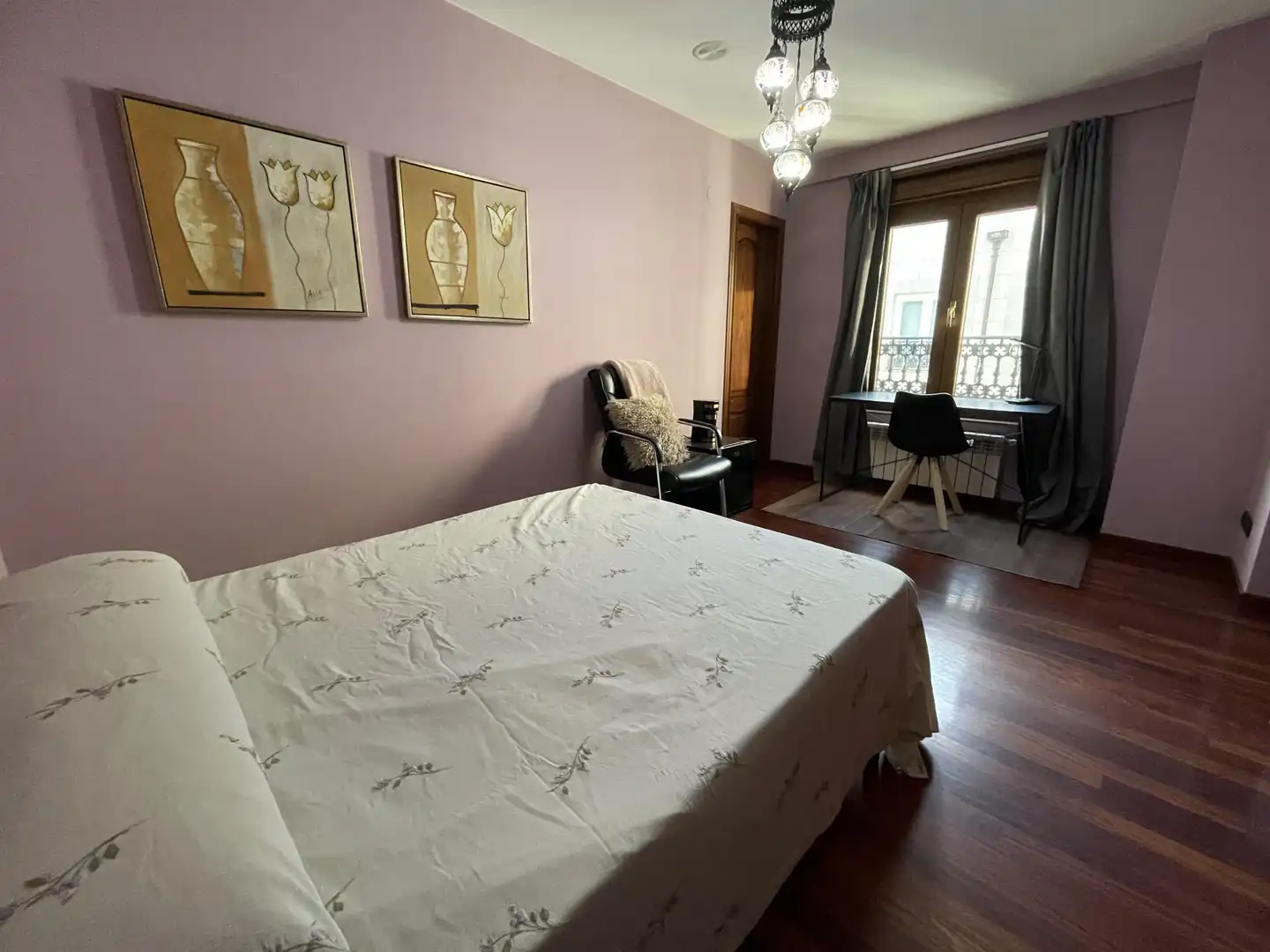 Zimmer in Ronda da Muralla, 148, Recatelo - O Carme Schlafzimmer von Wohnung zur untervermieten in Lugo mit Möbliert und Video-Gegensprechanlage