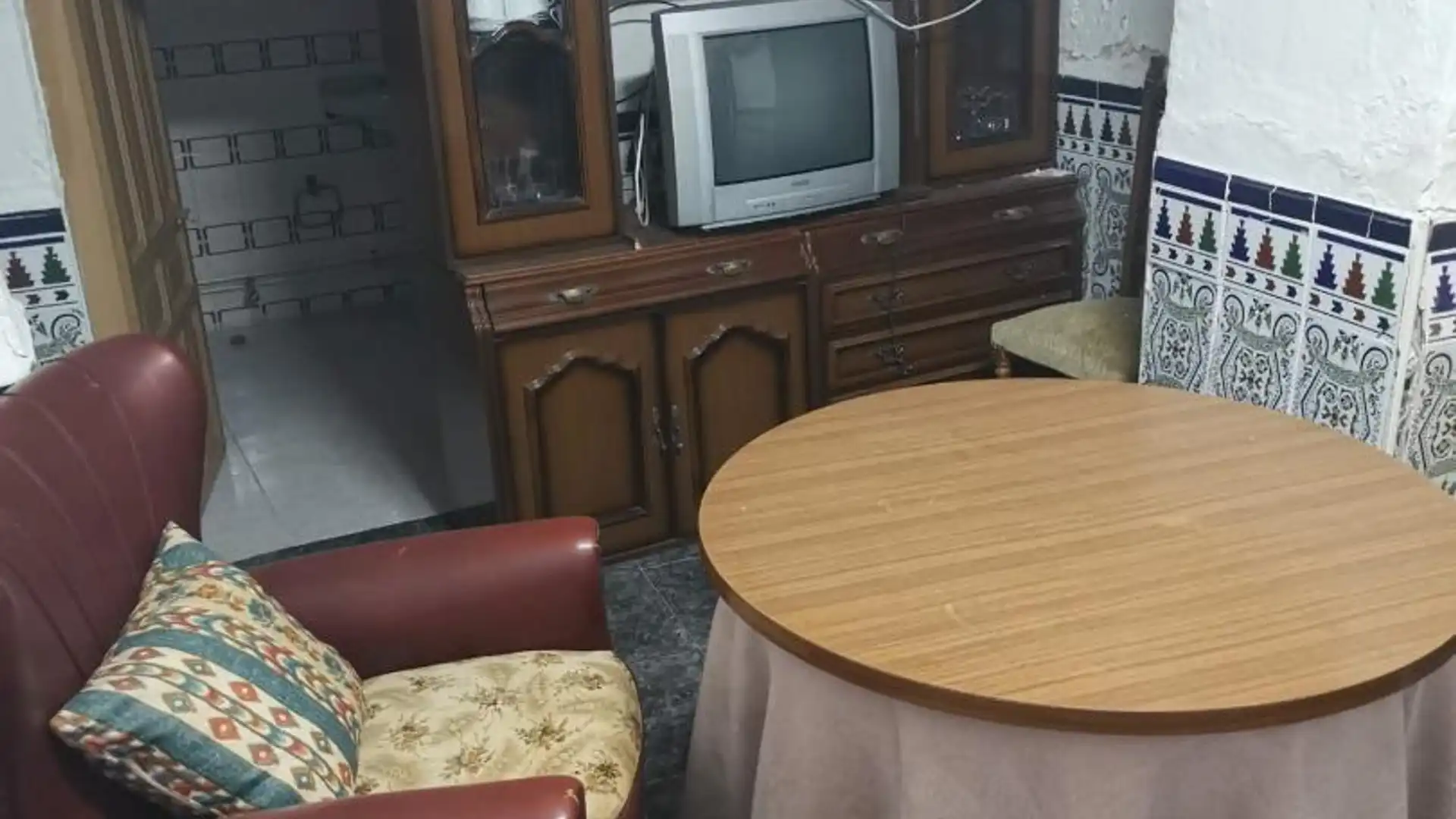 Sala de estar de Casa adosada en venta en Zújar con Amueblado