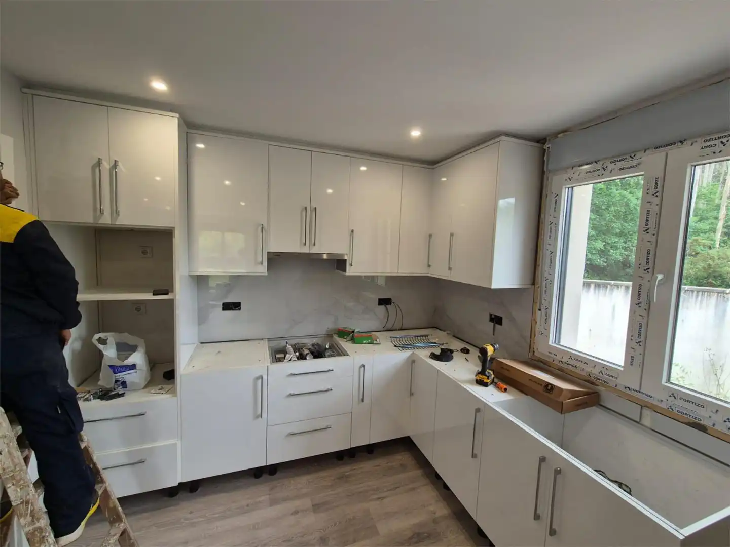 Houses for sale in Lugar Lestedo, 4, Boqueixón Kitchen of Houses for sale in Boqueixón with Heating, Private garden and Parquet flooring